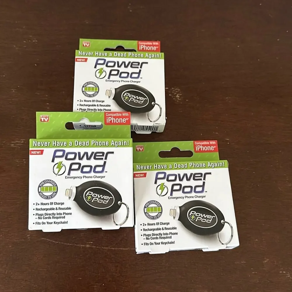 As Seen on TV | Power Pod Keychain Quantity 3 NIB